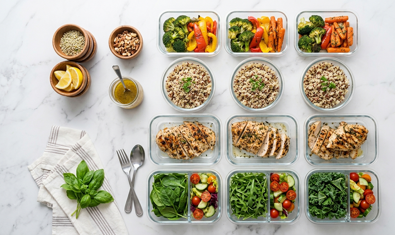 Príprava zeleniny a strukovín na týždeň