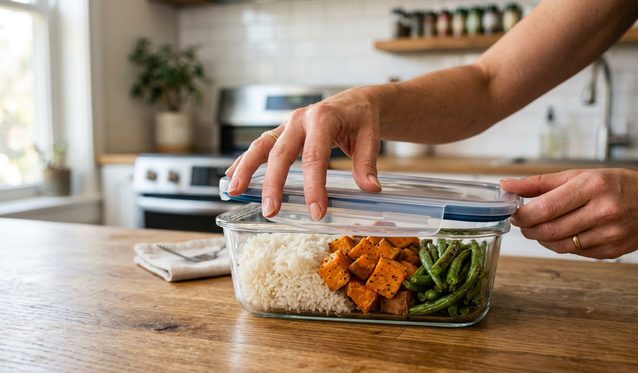 Hotové jedlá v dózach pripravené na týždeň